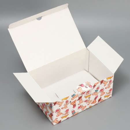 Box Gift team, packaging, "Funny gentlemen", 22 x 15 x 10 cm-3