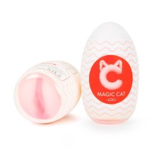 Masturbator Magic Cat Loli EGG Vagina, reusable, in a container, TPE, bodily