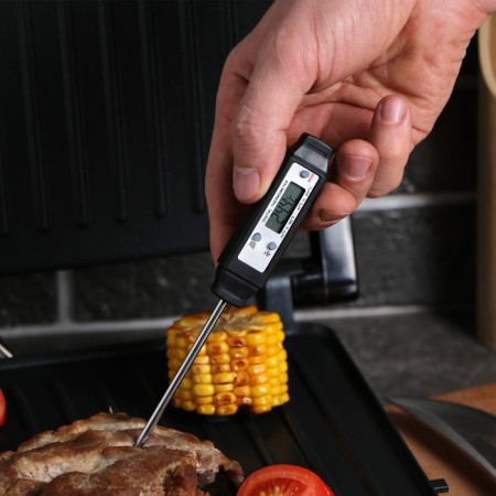 Kitchen thermal canopy LTP-001, maximum temperature 200 ° C, from LR44 batteries, black-2