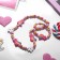 Set of children's "chosen" 2 items: beads, bracelet, star-random, color