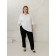 Female T-shirt, size 76-78, white color