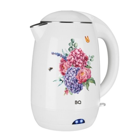 Electric kettle BQ KT1702P, 1.8 l, 2200 W, "Flowers"