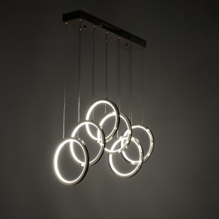 Lamp with DDD "Lorein" LED 60W 3000-6000K black chrome 55.5x25x25-125 cm-2