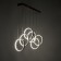 Lamp with DDD "Lorein" LED 60W 3000-6000K black chrome 55.5x25x25-125 cm
