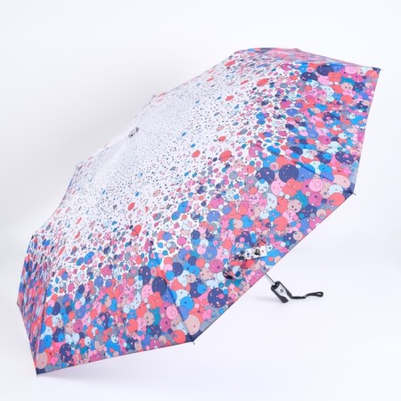 Automatic "blot" umbrella, lightweight, Eponge, 3 additions, 8 spokes, r = 52 cm, multi -colored-3