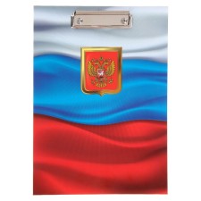 A4 tablet with A4 clamp, Russia's design, laminated cardboard, 