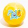 Ball children's mixes "Krosh", 22 cm, 60 g, marble, mix