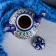Rishtan ceramics "Patterns", 1600 ml, blue mix