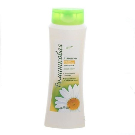 Bielita shampoo "chamomile", shine and silkiness, for all hair types, 500 ml
