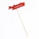 Topper "Beloved Mommy" 11x3 cm red give beautifully