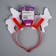 LED rim "deer" 18x16x3 cm, 2 LED, AG10X3 batteries (included), flicker, glow of multi