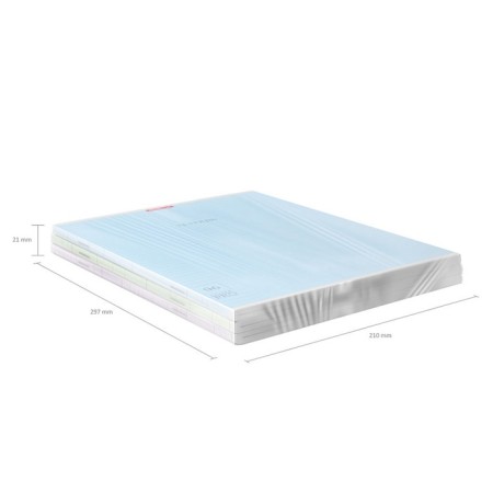 A4 notebook, 96 sheets in the line on the Erichkrause bracket "Coverpro, plastic cover, offset unit, 100%whiteness, mix-5