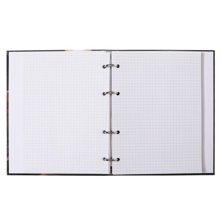 Notebook A5 120 sheets in the cage on the rings "Steampank", cover cardboard, glossy lamination, block 65g/m2-3