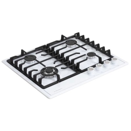 Hon surface Delvento V60V41W011, gas, 4 burners, white-2