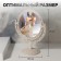 The mirror of the desktop "circle", bilateral, with an increase, D mirror surface 12.5 cm, beige color