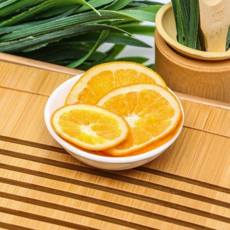 Slices of sweet dried orange, 100 g, D-5 cm, additive to tea-3