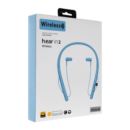 Sports headphones Wi-H700, wireless, vacuum, WT 4.2, microphone, 100 mAh, blue-7