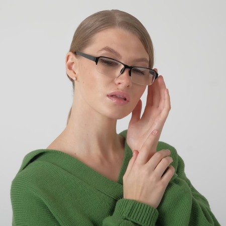 Ready glasses east 0056, black color, bending pipe, -1.5-3