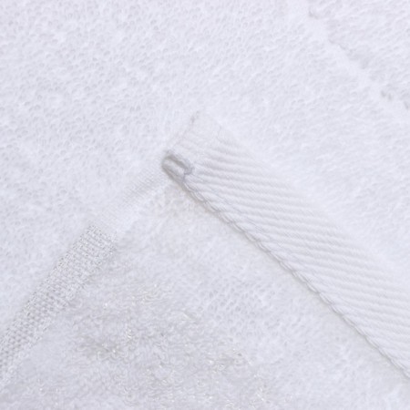 Tensor of a terry jacquard 70x130, white 420 g/m, cotton 100%-3