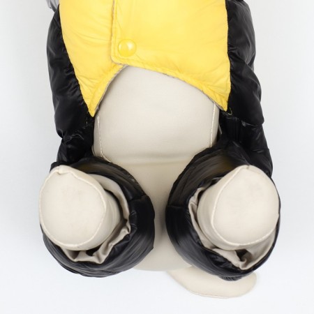 The overalls "anorax" reflective, size 18 (DS 40, OG 50, Osh 38 cm), black and yellow-8