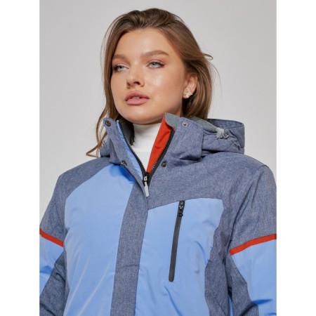 Ski jacket female, size 52, purple color-7
