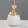 Board lamp "Leila" E27 40W white-gold 25x25x41 cm Risalux
