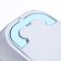 Domik toilet for cats closed with a door 43*32*33 cm, turquoise-gray