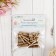 Set of decorative mini-trumpers "needlework" 18 pcs, golden
