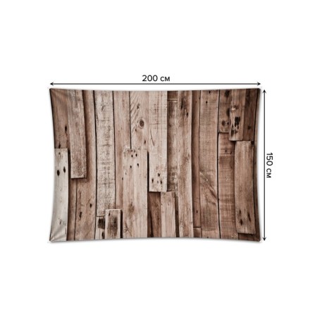 Decorative panel with photo printing "Boards of madness", horizontal, size 150x200 cm-1