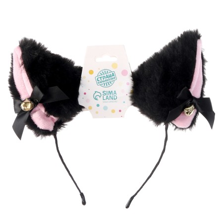Carnival rim "anime ears", black color-3
