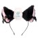Carnival rim "anime ears", black color