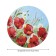 The tablecloth “composition with poppies and daisies”, round, oxford, elastic band, size 120x120 cm, diameter 75-100 cm