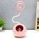 Board lamp with a nightmare "Princess" LED 3000K-6000K 5W USB AKB pink 14x14x44cm Risalux 9413