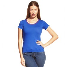 Female T -shirt, size 46, blue color