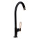 Accoona A45127FW kitchen mixer, single -leaf, spout length 202 mm, black