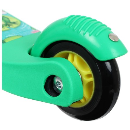 Graffiti scooter “In the forest”, Pu Pu 110/80 mm, ABEC 7, Green color-4