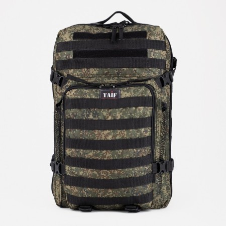 Tactical backpack, TAIF, 35 l, lightning department, 2 outer pockets, camouflage color/green-2