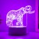 Light "Elephant" LED white 16x9.5x13 cm Risalux
