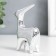 Souvenir Ceramics "Deer" silver 8x2.8x10.5 cm