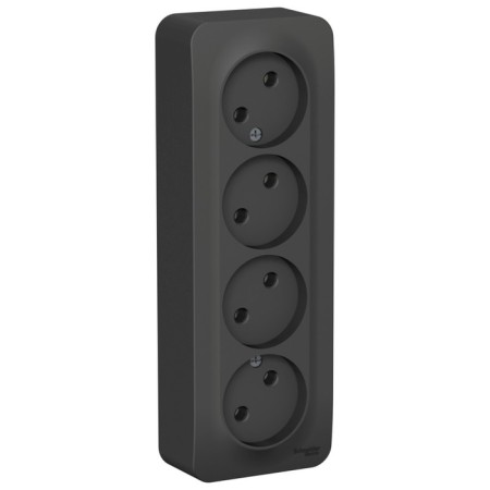 Four SE BLANCA, 16 A, 250 V, invoice, without salary, IP20, anthracite, Blnra000416
