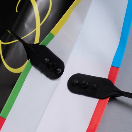Package "Multi -colored squares", plastic with a plastic pen, 40 x 40 cm, 110 μm-1