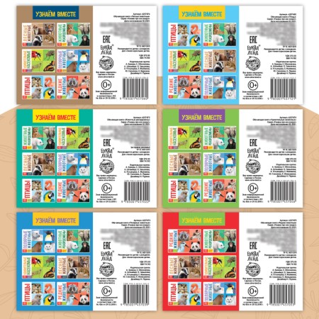 Teaching books Set "Amazing World" 6 pcs. 20 p.-4