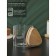 Glass Bank for bulk products with bamboo cover Bellatenero "Eco. Triangle ", 500 ml, 10 × 10.8 cm