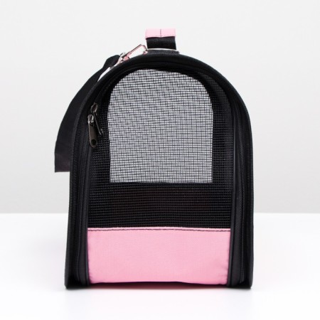 Bag - Animal Carrying "Air Kiss", Pink, Size M, 45 x 21 x 27cm-3