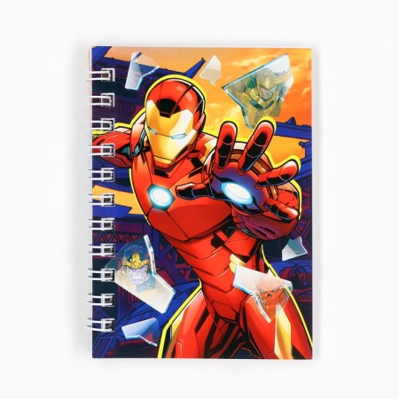 Set of notebooks A7 28l 4 pcs, Marvel-9