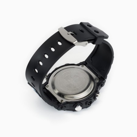 Men's Watch Electronic Astres Fashion, Silicon strap, waterproof, black 97318-3