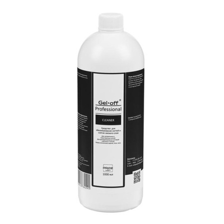 Remedy for degreasing nails and removing the adhesive layer Gel -off Cleaner Professional, 1 liter-6