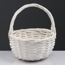 Basket, 20 × 20 × 10/23 cm, willow