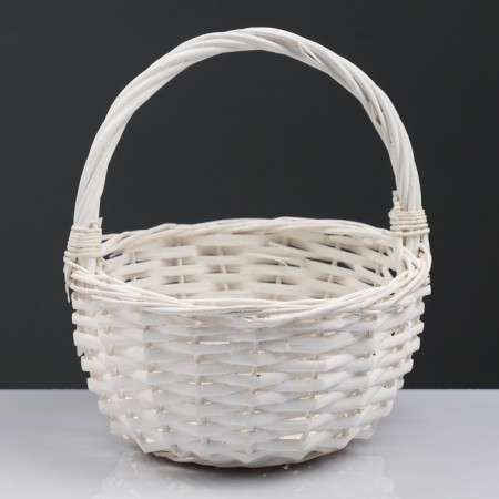 Basket, 20 × 20 × 10/23 cm, willow