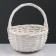 Basket, 20 × 20 × 10/23 cm, willow